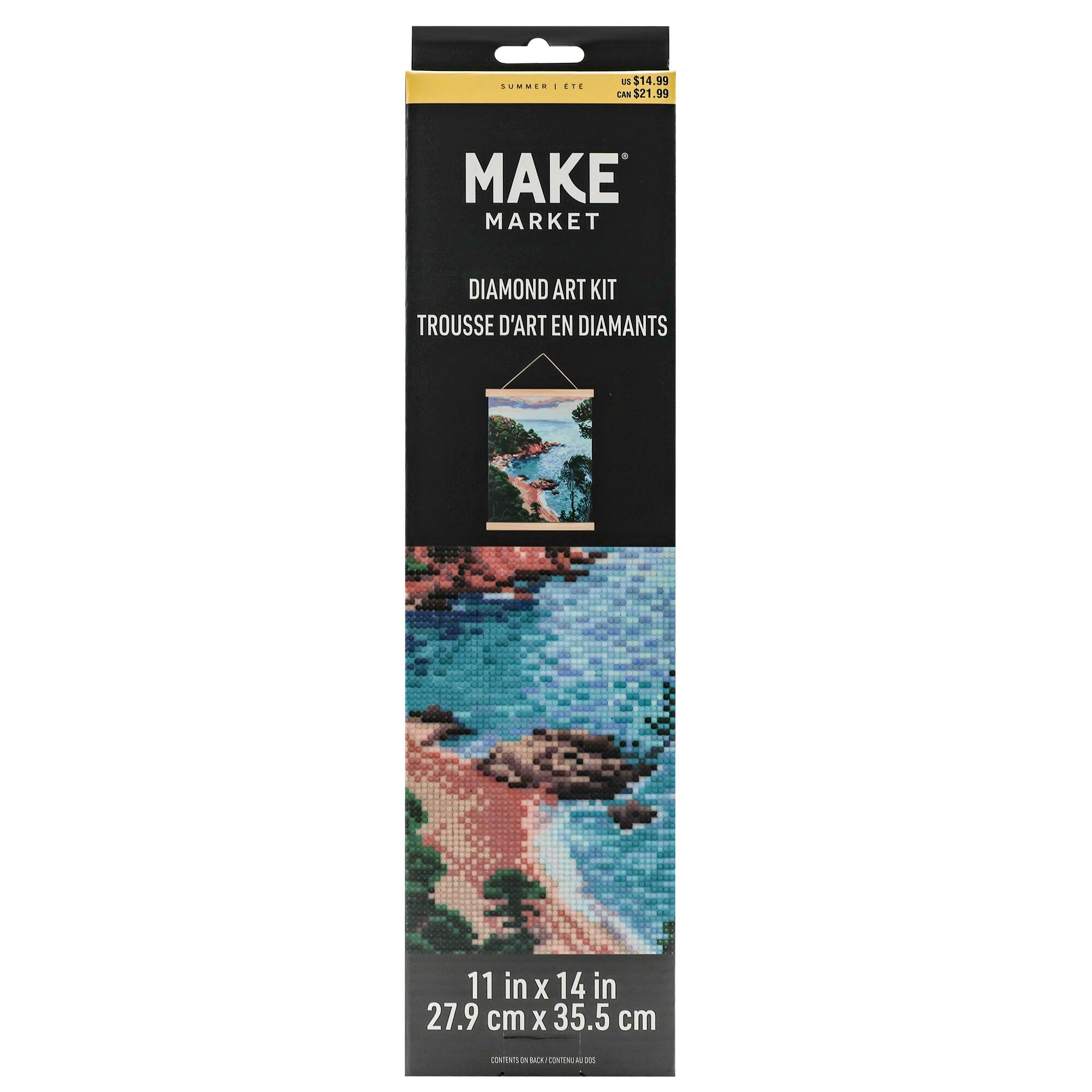 11" x 14" Beach Diamond Art Kit by Make Market®